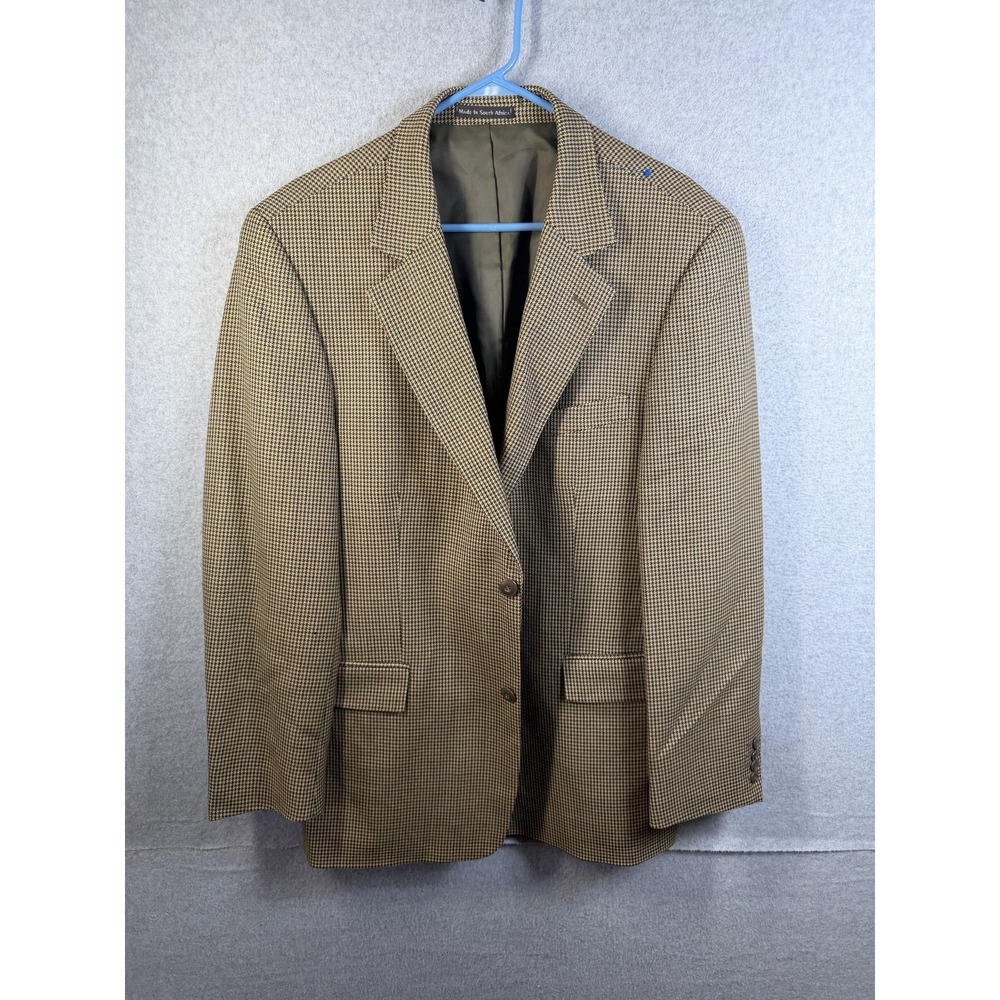 Tailors Row Blazer Mens 44 Brown Check Wool Tweed Sport Coat Jacket South Africa